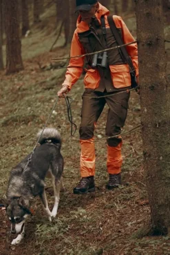 Chevalier Noux naisten metsästyspuku, vihreä-oranssi
