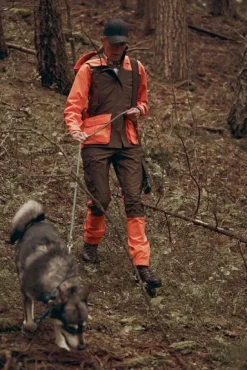 Chevalier Noux naisten metsästyspuku, vihreä-oranssi