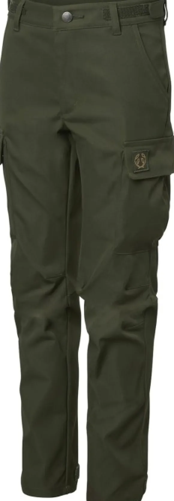 Chevalier Piglet Stretch Pants Junior lasten / nuorten ulkoiluhousut, tummanvihreä