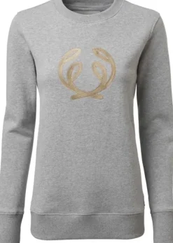 Chevalier Symbol Sweatshirt naisten collegepaita, harmaa