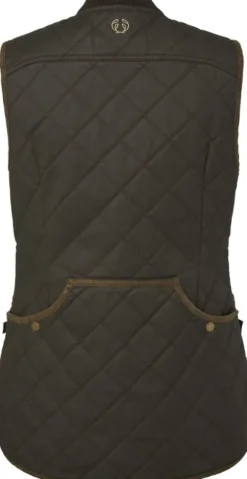 Chevalier Vintage Shooting Vest naisten ammuntaliivi, Leather Brown