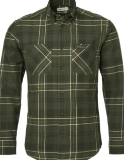 Chevalier Willow Flannel Shirt flanellipaita, tummanvihreä