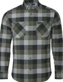 Chevalier Willow Flannel Shirt Men flanellipaita, Green Checked
