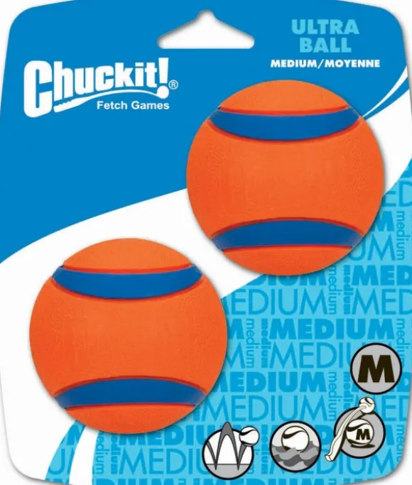 Chuckit! Ultra Ball koiran lelu, M, 2-pack