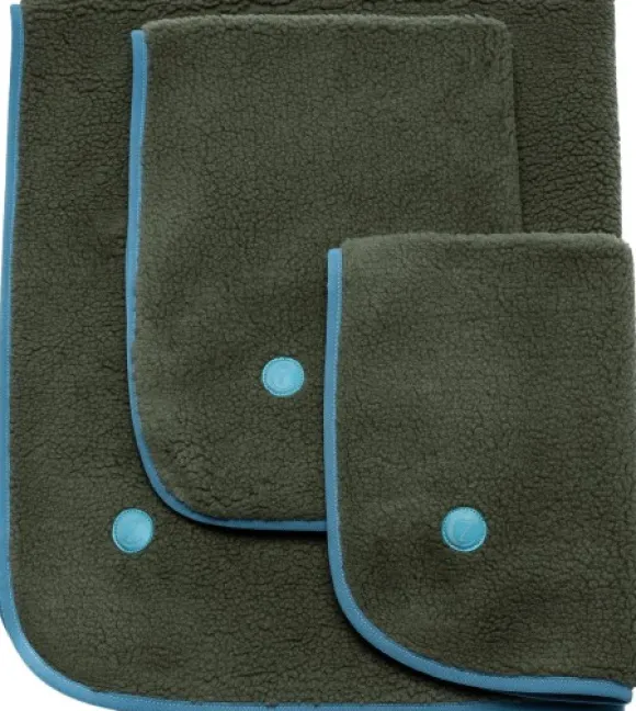 Cloud7 Blanket Teddy koiranpeitto, M, maastonvihreä