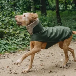 Cloud7 Brooklyn Dog Coat koiran takki, Flannel Fern Green, 6–10