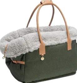 Cloud7 Dog Carrier Como Dark Green S, kantolaukku
