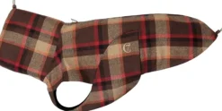Cloud7 Dog Rain Coat Glasgow Plaid koiran takki, koko 9, Orange