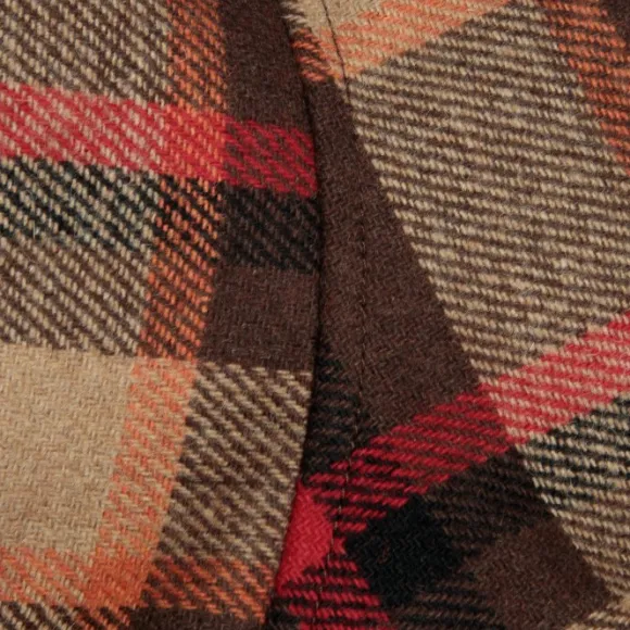 Cloud7 Dog Rain Coat Glasgow Plaid koiran takki, koot 3-5, Orange