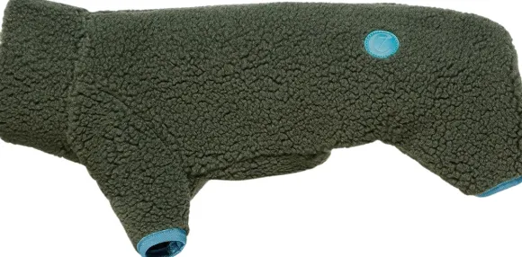 Cloud7 Dog Sweater Cornwall Teddy koiranpaita mäyräkoirille, 4-5, Olive