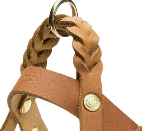 Cloud7 Harness Central Park nahkavaljaat, M-L, vaaleanruskea