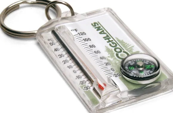 Coghlan's Zipper Pull -kompassi/lämpömittari