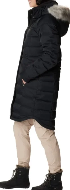 Columbia Belle Isle Mid Down Jacket naisten untuvatakki, musta