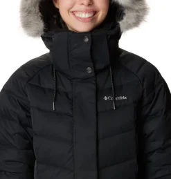 Columbia Belle Isle Mid Down Jacket naisten untuvatakki, musta