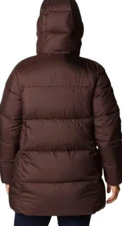 Columbia Puffect Mid Hooded Jacket naisten talvitakki, viininpunainen