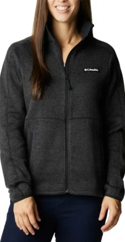 Columbia Sweater Weather Full Zip naisten fleecetakki, Black Heather