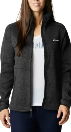 Columbia Sweater Weather Full Zip naisten fleecetakki, Black Heather