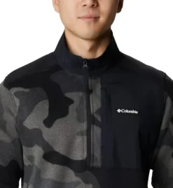 Columbia Sweater Weather Printed Half Zip fleecepusero, Black Mod Camo