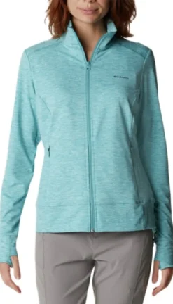 Columbia Weekend Adventure Full Zip naisten pitkähihainen, vaaleansininen