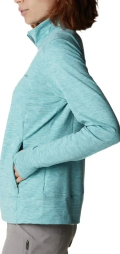 Columbia Weekend Adventure Full Zip naisten pitkähihainen, vaaleansininen