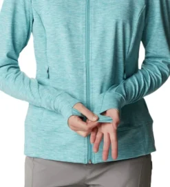 Columbia Weekend Adventure Full Zip naisten pitkähihainen, vaaleansininen