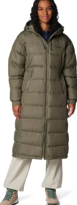 Columbia W's Pike Lake™ II Long Jacket Stone Green