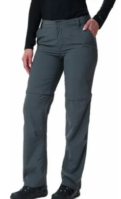 Columbia W's Silver Ridge 2.0 Convertible naisten katkolahjehousut, mustanharmaa