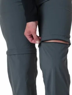 Columbia W's Silver Ridge 2.0 Convertible naisten katkolahjehousut, mustanharmaa