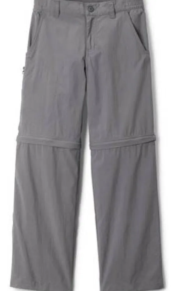 Columbia Youth Boys Silver Ridge IV Convertible Pant nuorten katkolahjehousut, harmaa