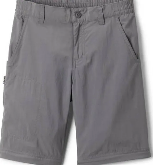 Columbia Youth Boys Silver Ridge IV Convertible Pant nuorten katkolahjehousut, harmaa