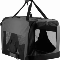 Companion Pet Soft Crate kuljetuskoppa, harmaa/musta, XXL