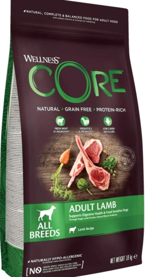 CORE Adult Lamb koiranruoka aikuisille koirille, lammas, 10 kg