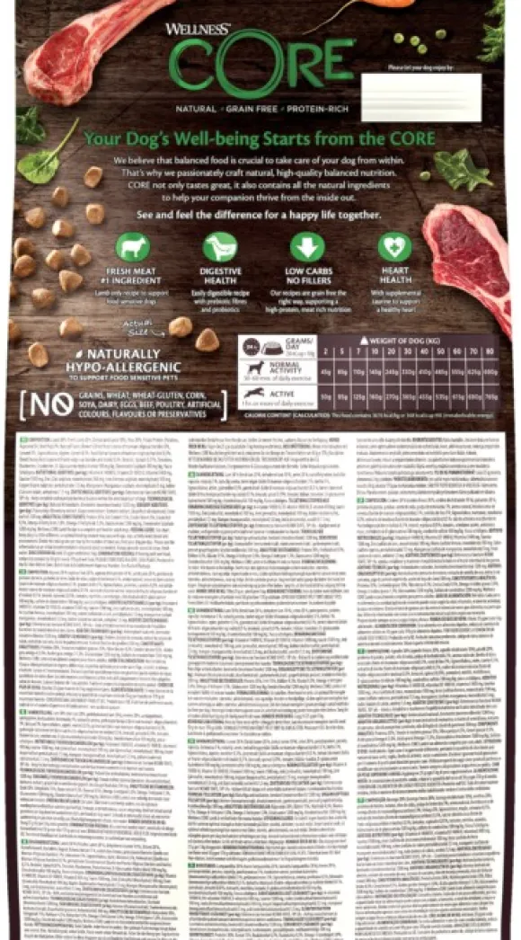 CORE Adult Lamb koiranruoka aikuisille koirille, lammas, 10 kg