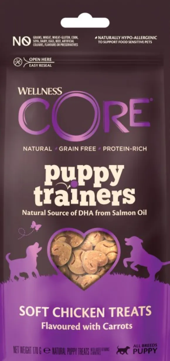 CORE Protein Bites Puppy Trainers makupalat pennuille, 170g