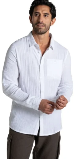 Craghoppers M's Moro Long Sleeved Shirt White