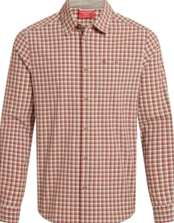 Craghoppers M's NosiLife Nuoro Check Long Sleeved Shirt Red Beach Check