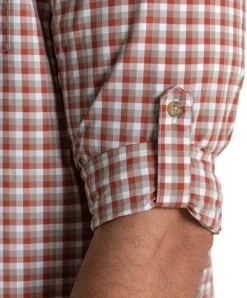 Craghoppers M's NosiLife Nuoro Check Long Sleeved Shirt Red Beach Check