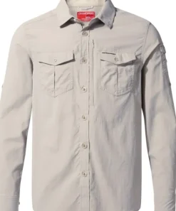 Craghoppers NosiLife Adventure III LS Shirt paita, Parchment