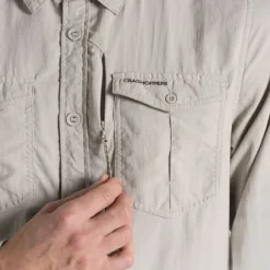 Craghoppers NosiLife Adventure III LS Shirt paita, Parchment