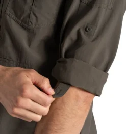 Craghoppers NosiLife Adventure LS Shirt III paita, Woodland Green