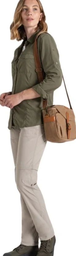 Craghoppers NosiLife Adventure LS Shirt III naisten paita, Wild Olive