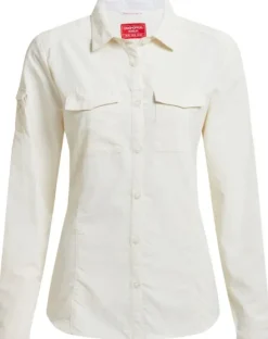 Craghoppers NosiLife Adventure LS Shirt III naisten paita, Seasalt