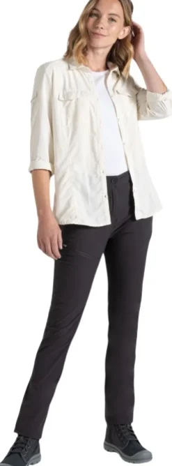 Craghoppers NosiLife Adventure LS Shirt III naisten paita, Seasalt