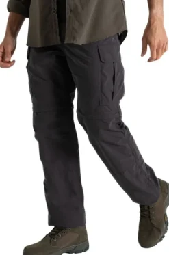 Craghoppers NosiLife Convertible Cargo katkolahjehousut, musta