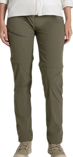 Craghoppers NosiLife Pro Convertible Trouser III naisten katkolahjehousut, Wild Olive