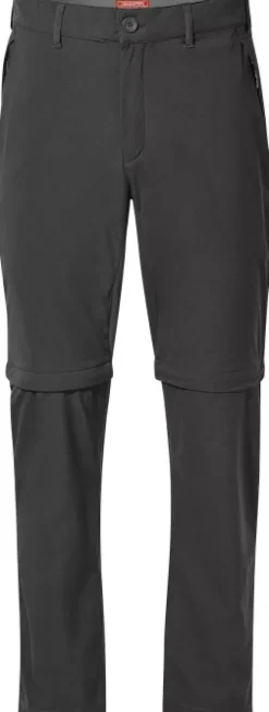 Craghoppers NosiLife Pro Convertible Trousers katkolahjehousut, mustaharmaa