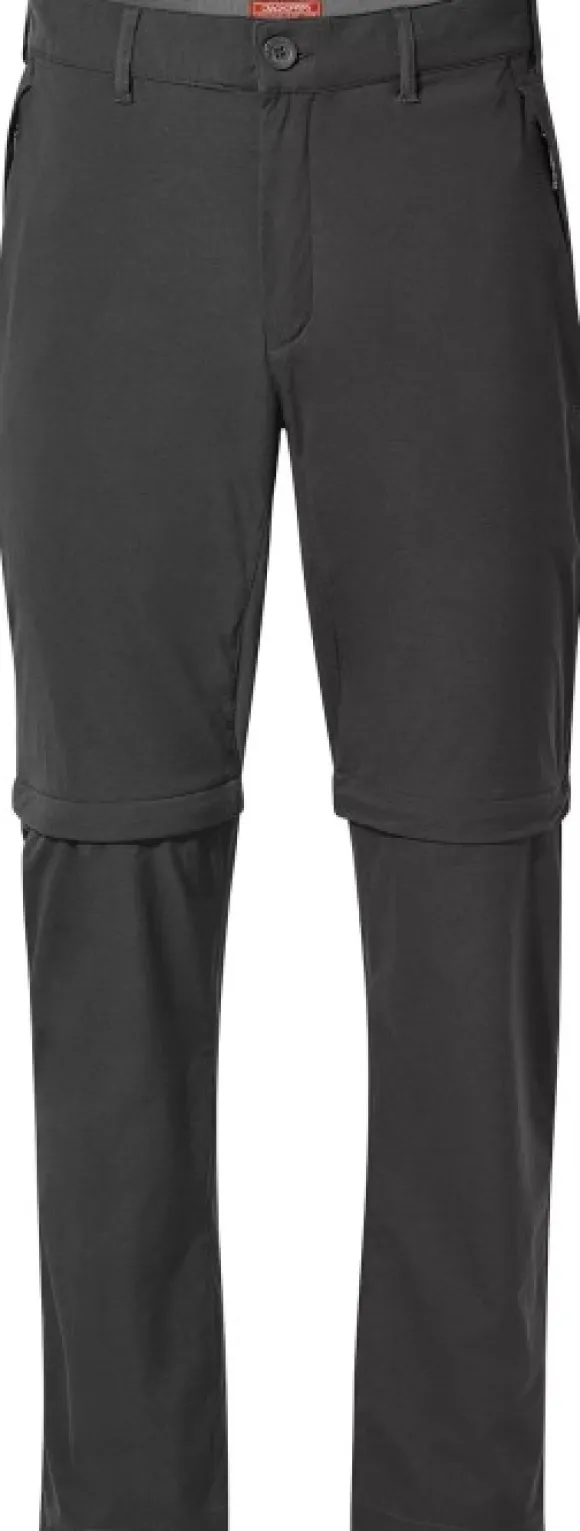 Craghoppers NosiLife Pro Convertible Trousers katkolahjehousut, mustaharmaa