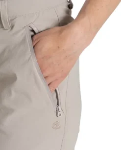 Craghoppers W's NosiLife Pro Convertible Trouser III Soft Mushroom