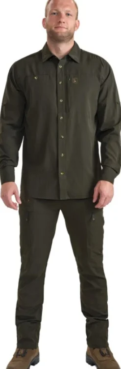 Deerhunter Canopy Shirt paita, tummanvihreä