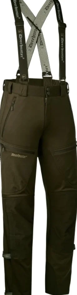 Deerhunter Excape Softshell Trousers metsästyshousut, vihreäruskea